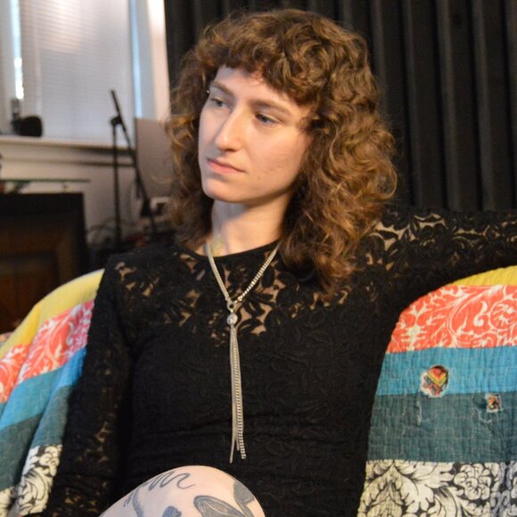 Multi-Strand Sterling Silver Chain Necklace with Diamond Pendant by Sheryl Lowe - Picture 2 of 9